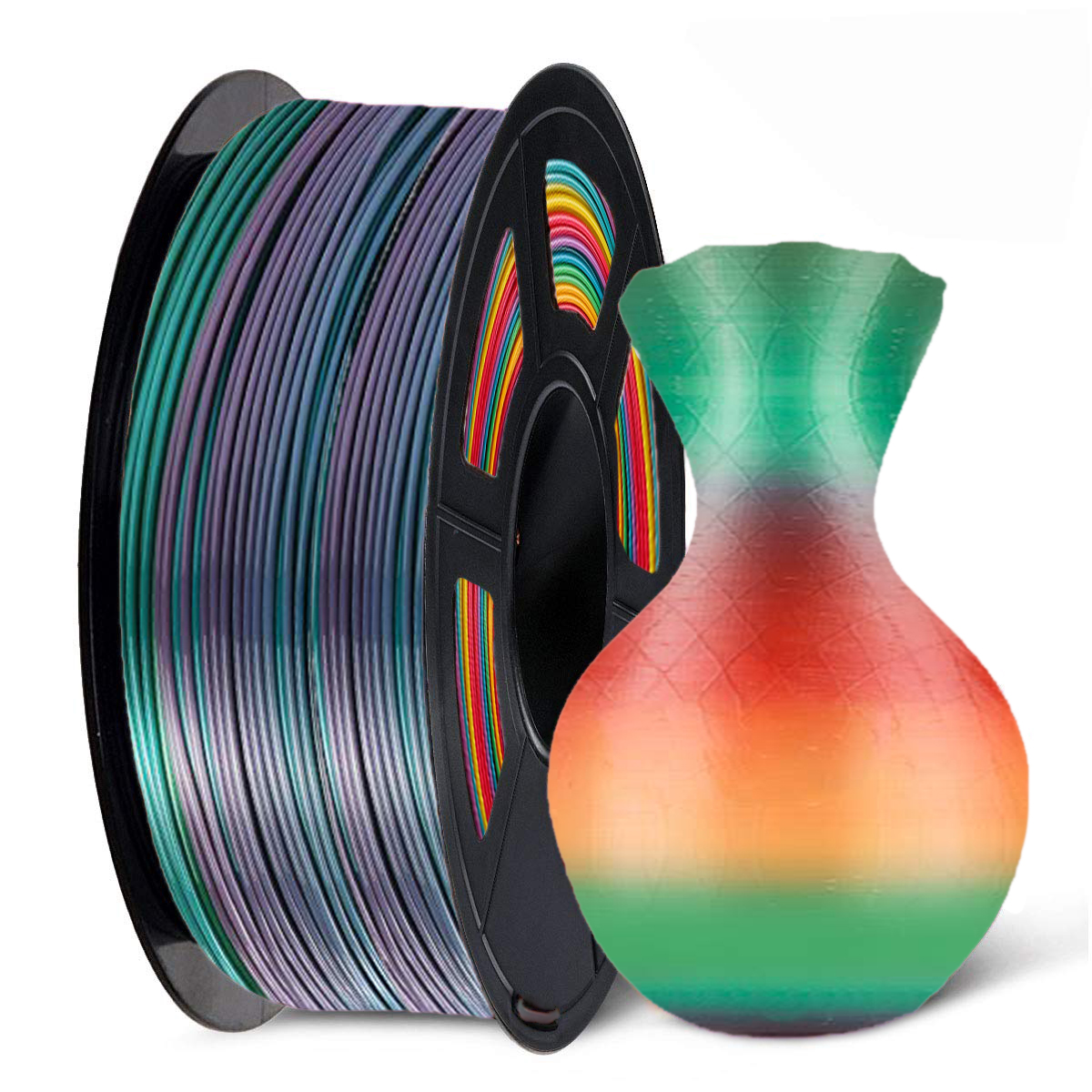 SUNLU Rainbow PLA Filament